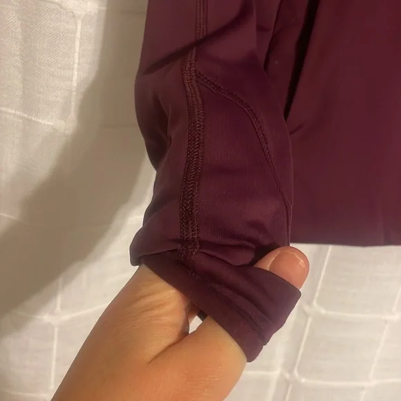 Lululemon Athletica Size 4 Deep Plum Jacket (worn 1x) - Picture 5 of 7